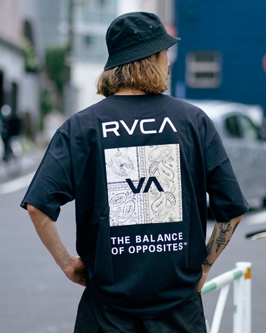 OUTLET】RVCA メンズ BANDANA SS Ｔシャツ【2023年春夏モデル 