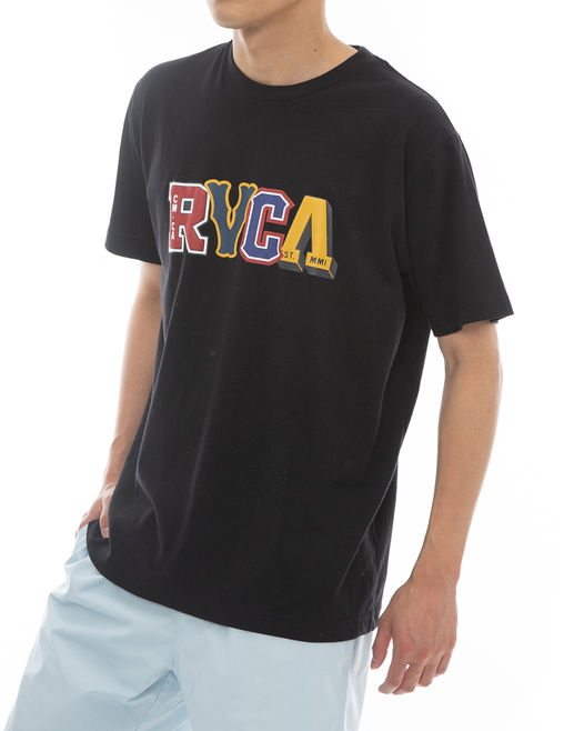 OUTLET】RVCA メンズ RVCA LETTERMAN SS Ｔシャツ【2023年春夏モデル 