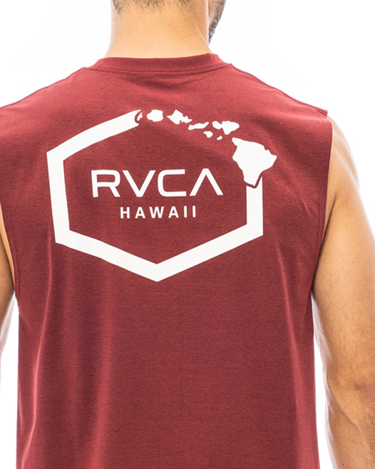OUTLET】RVCA メンズ 【SURF TEE】 HAWAII SURF TANK ラッシュガード ...
