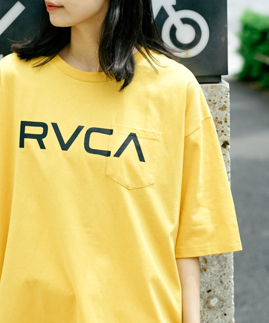 RVCA ロンT サイズ S イエロー
