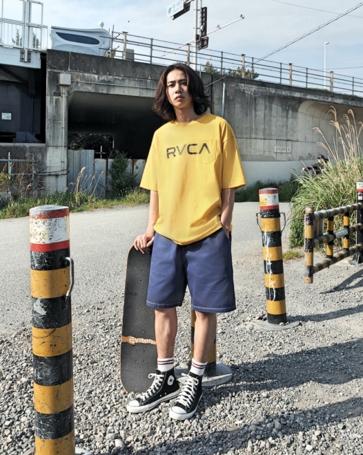 OUTLETタイムセール】RVCA メンズ GLOBAL MFG SS Ｔシャツ【2023年夏