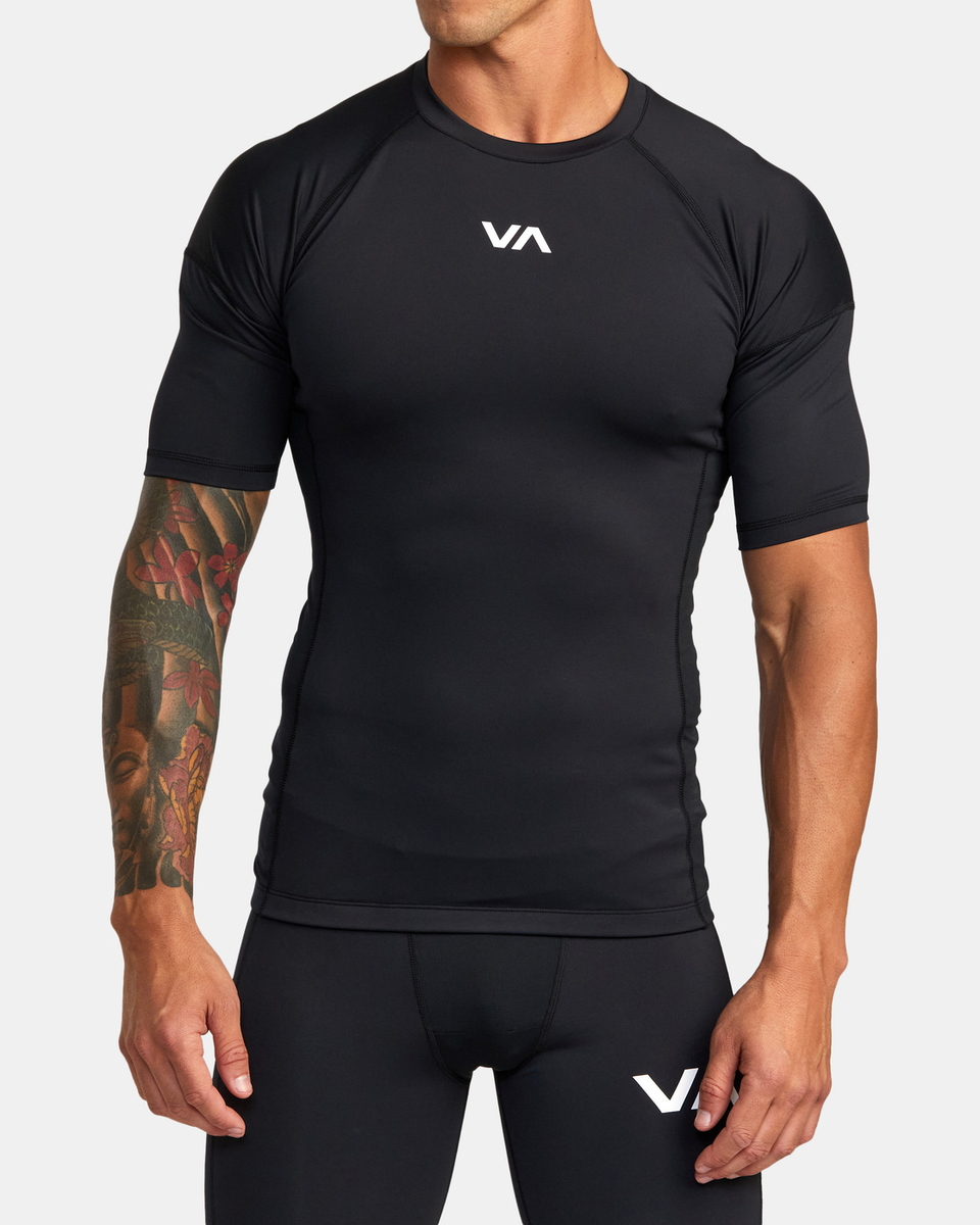 【OUTLET】RVCA SPORT メンズ COMPRESSION SS ラッシュ 