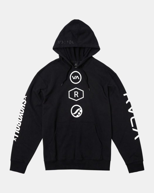OUTLETタイムセール】RVCA SPORTS メンズ RUOTOLO STACK HOODIE 