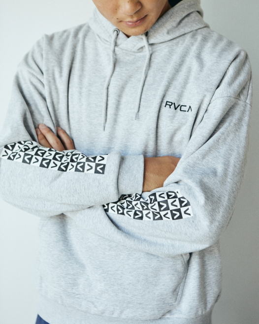 OUTLETタイムセール】RVCA メンズ CHECKER HOODIE パーカー【2023年冬 