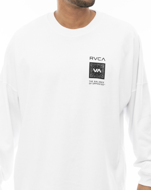 [新品] RVCA ルーカ ロンT 長袖Tシャツ バンダナロンT 黒 Mサイズ