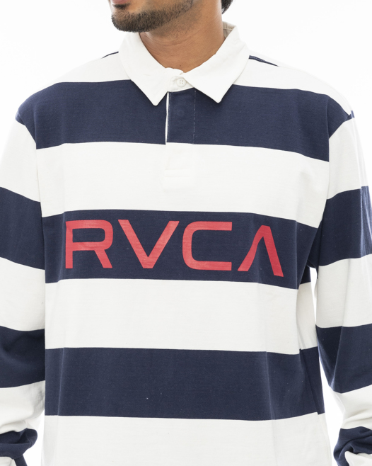 OUTLET】RVCA メンズ CURTIS POLO LS ポロシャツ【2023年秋冬モデル