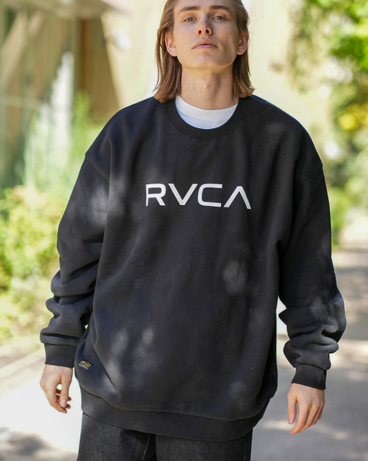 OUTLET】RVCA メンズ BIG RVCA CR トレーナー【2023年秋冬モデル 
