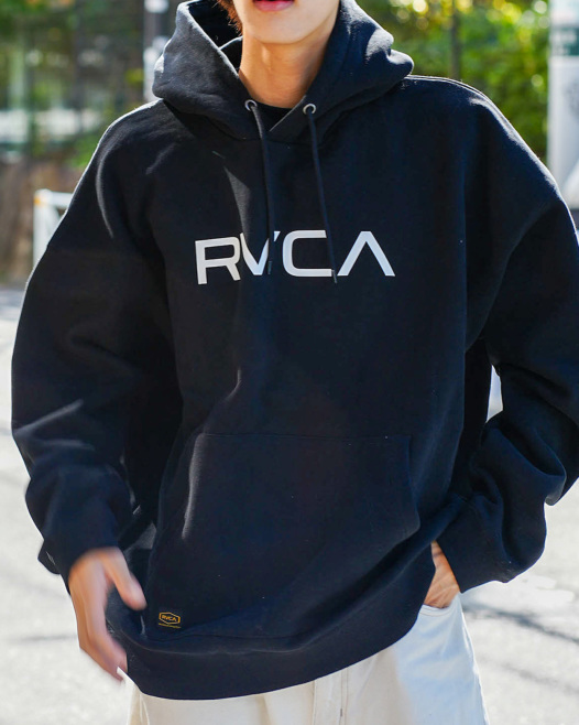 OUTLETタイムセール】RVCA メンズ BIG RVCA HOODIE パーカー【2023年 