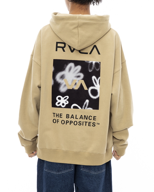 RVCA メンズ HI SPEED FLORAL HOODIE パーカー【2023年秋冬モデル