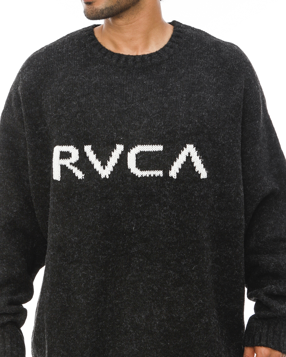 RVCA メンズ BIG RVCA KNIT セーター【2023年秋冬モデル