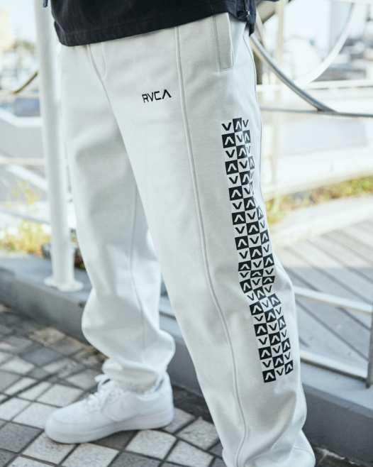 OUTLET】RVCA メンズ CHECKER SWEAT PANTS スウェットパンツ【2023年冬 