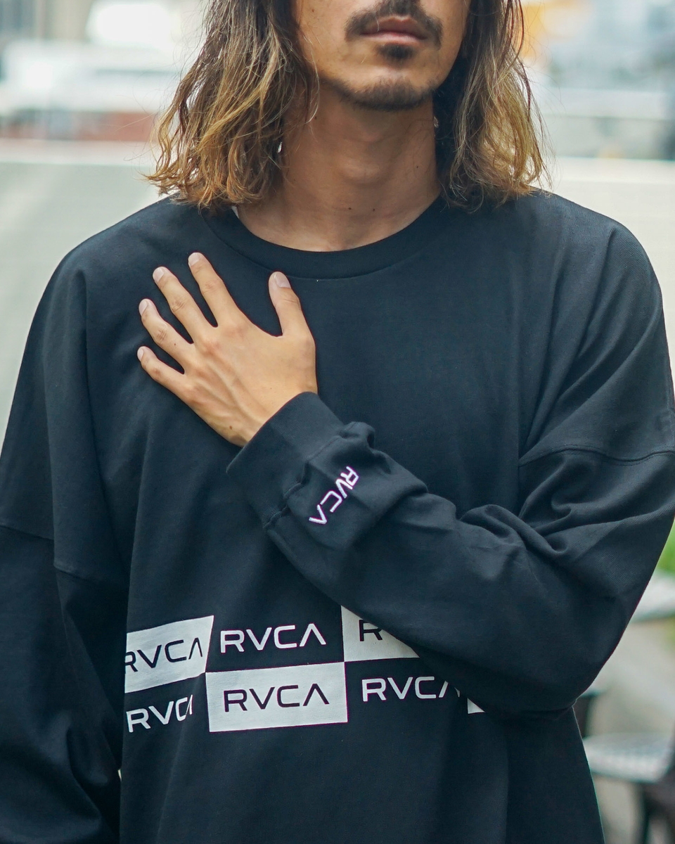 OUTLET】【オンライン限定】RVCA メンズ BLACK CHEKER LS ロンＴ【2023 ...