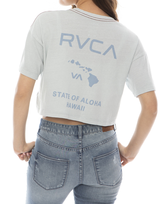 OUTLET】RVCA レディース 【HAWAII】 STATE OF ALOHA SS Ｔシャツ 