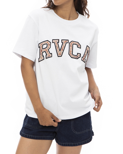 OUTLET】RVCA レディース ARCHED FLOWER RVCA TEE Ｔシャツ【2023年春