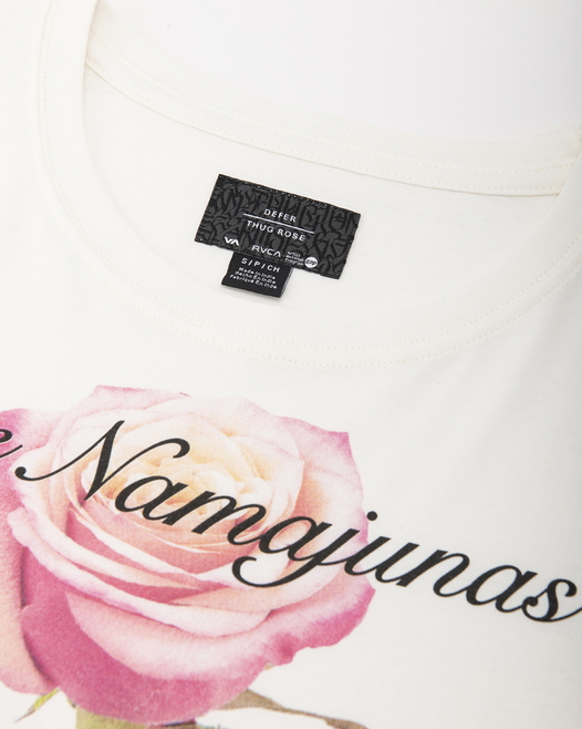 OUTLET】RVCA レディース 【ROSE NAMAJUNAS】 ROSE SS Ｔシャツ【2023