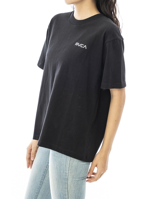 OUTLETタイムセール】RVCA レディース SWERVE CHECK BOX SS Ｔシャツ 
