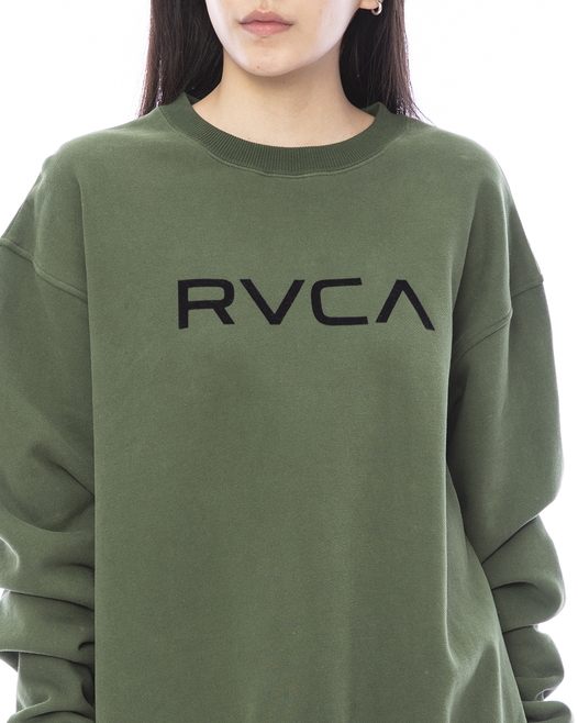 OUTLET】RVCA レディース BIG RVCA CREW トレーナー【2023年秋冬モデル 