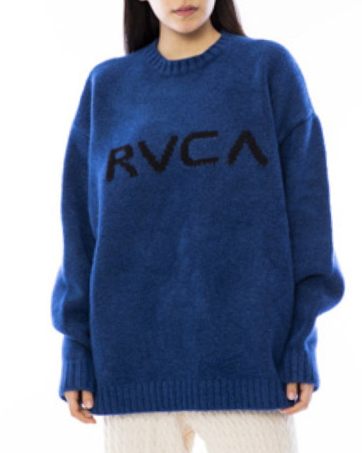 OUTLET】RVCA レディース BIG RVCA KNIT セーター【2023年秋冬モデル 