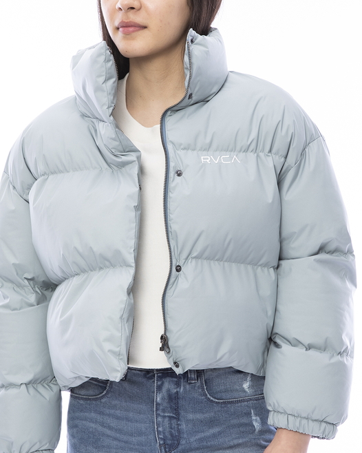 OUTLETタイムセール】RVCA レディース SMALL RVCA PUFFER JACKET 