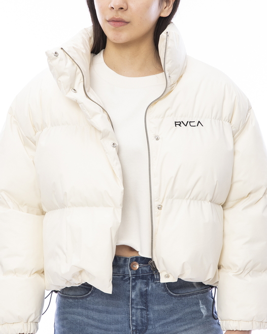 RVCA レディース SMALL RVCA PUFFER JACKET ジャケット【2023年秋冬