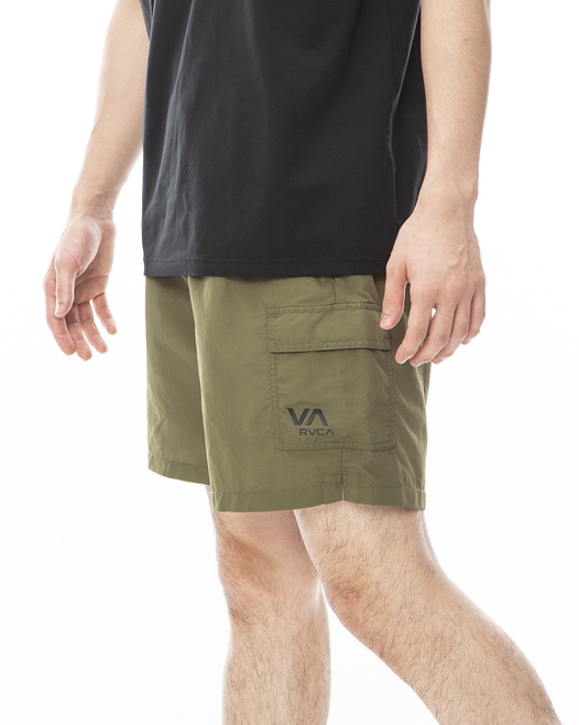 RVCA SPORT メンズ OUTSIDER PACKABLE CARGO SHORTS ウォークパンツ 